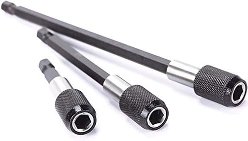 1/4 Quick Release Hex Shank Electric Drill Magnetic Screwdriver Bit Holder 3 pcs