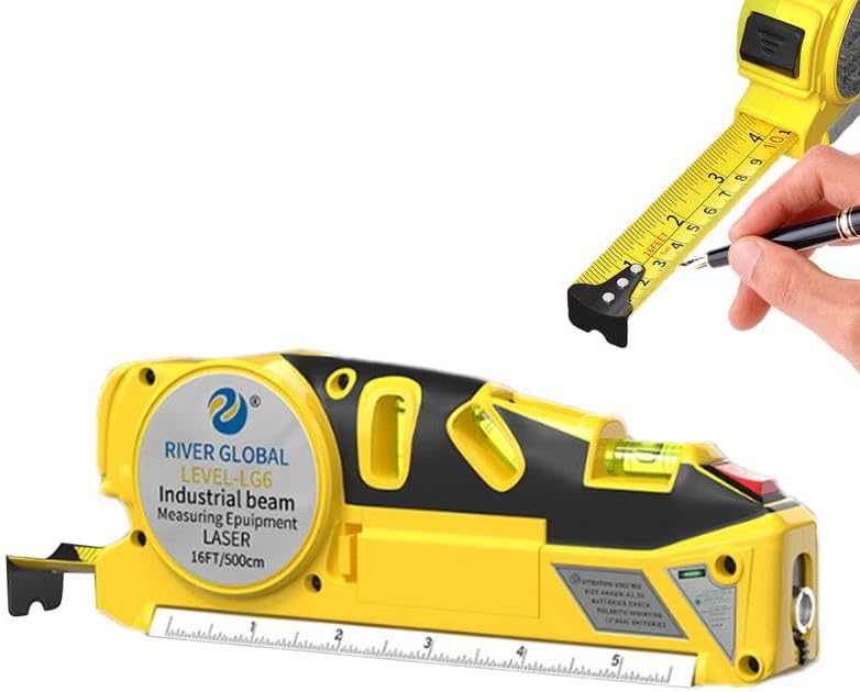River Global Laser Level, Industrial Beam Measuring Equipment, 16 ft/5 m