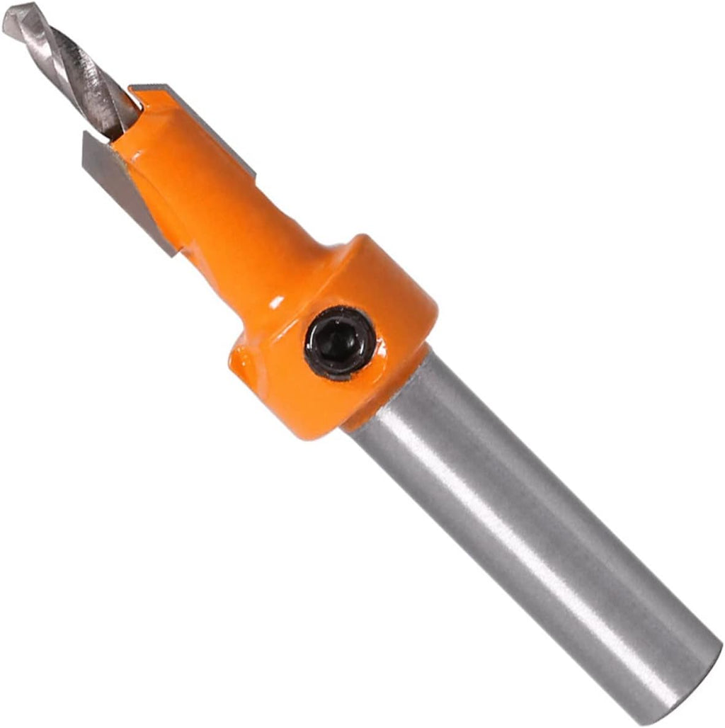 ALKOF Hole saw kit Countersink Drill Bit Set Adjustable Center Drill Chamfer Bit Woodworking Counter Sink Drill Bit (Size : 3mm)