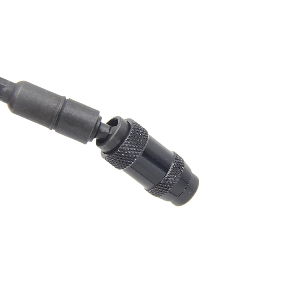 NIUQIUP Pivoting Bit Tip Holder, Magnetic Pivot Holder Tip 1/4in 20 Degree Flexible Drill Extension Magnetic Drill Extender Quick Change Locking Rotating Screw Bit for Tight Spaces or Corners