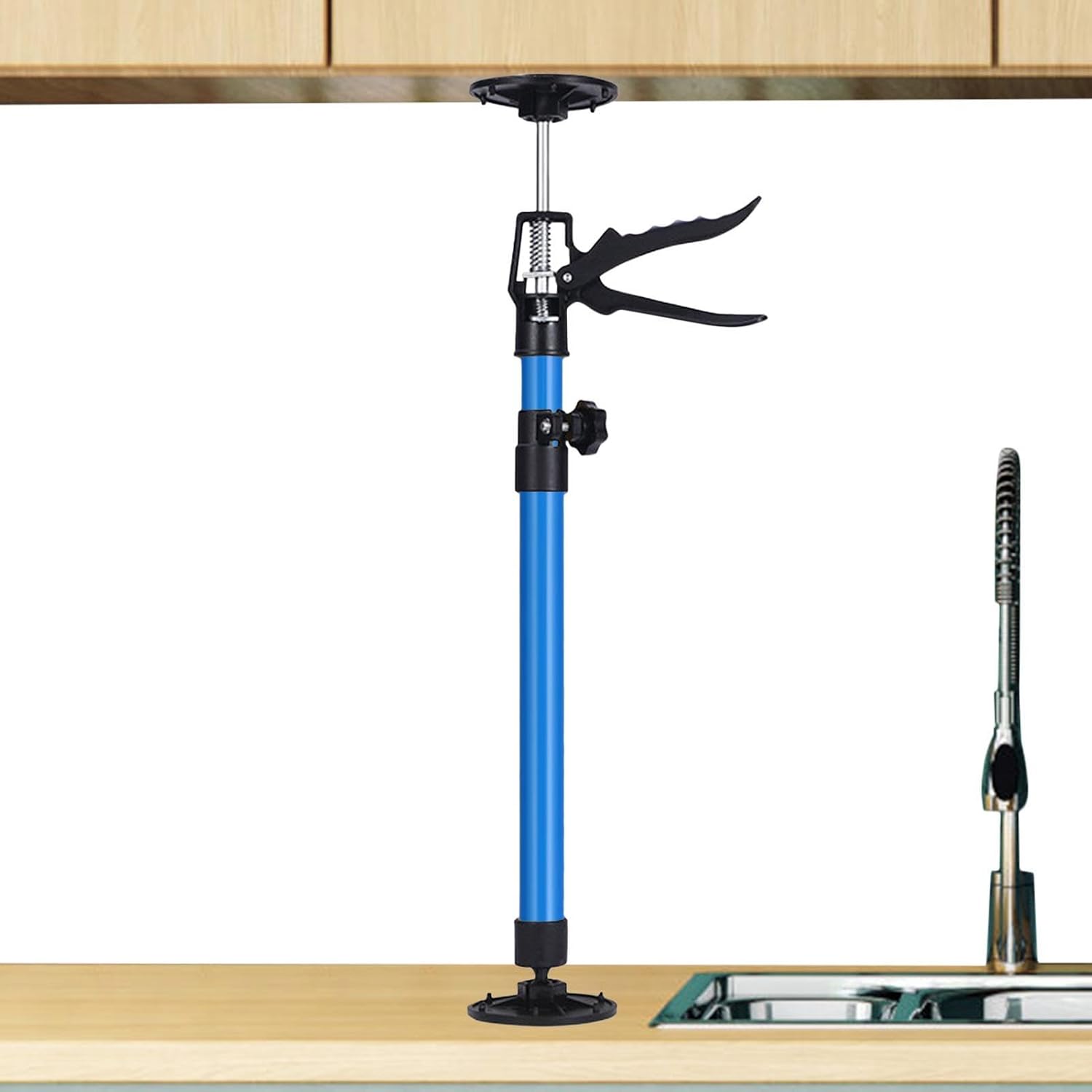 Cabinet Installation Jack 1/2 Pack, Labor Saving Hand Lifting Jack Tool, Third Hand Tool, Lever Arm Lifter For Installing Cabinets, Ratcheting Cargo, Range Hoods, Drywall