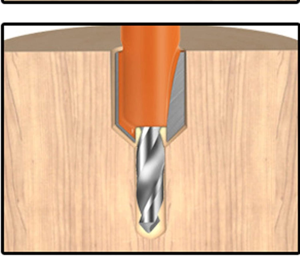 ALKOF Hole saw kit Countersink Drill Bit Set Adjustable Center Drill Chamfer Bit Woodworking Counter Sink Drill Bit (Size : 3mm)