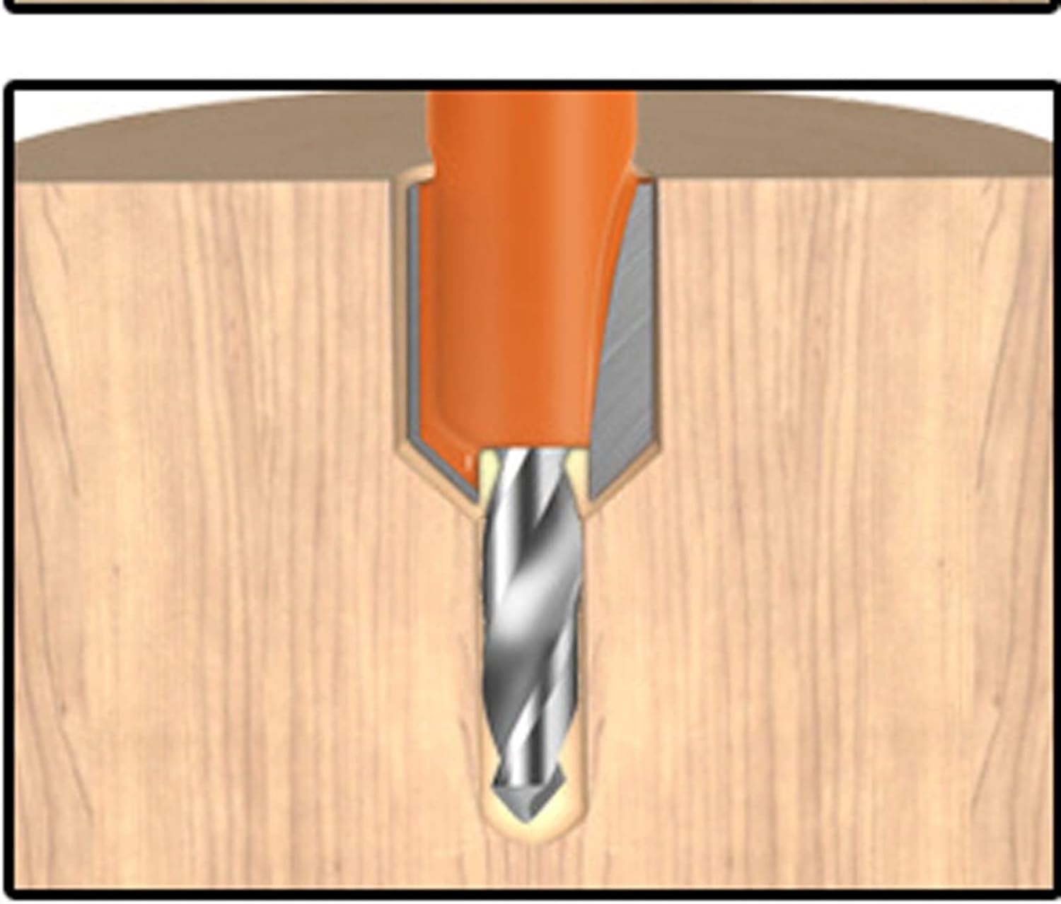 ALKOF Hole saw kit Countersink Drill Bit Set Adjustable Center Drill Chamfer Bit Woodworking Counter Sink Drill Bit (Size : 3mm)