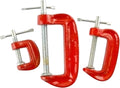 3pc Mini G-clamp Set Cast Iron Frame Swivel Shoe T-bar Handle DIY Clamps for Woodwork G Clamps C Clamp Joiner Woodworking Clamps Professional