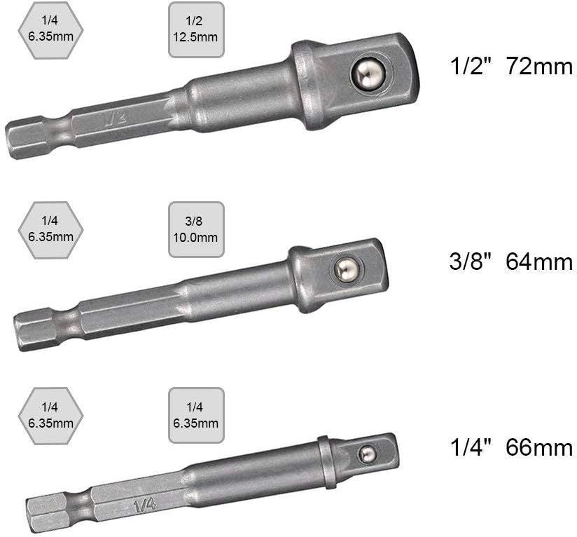 Socket Adapter Set - 3 Packs