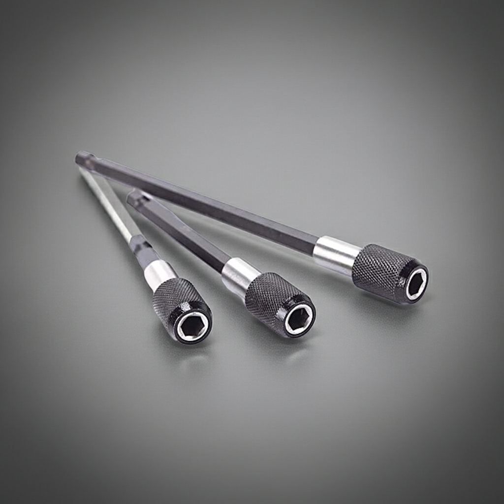 1/4 Quick Release Hex Shank Electric Drill Magnetic Screwdriver Bit Holder 3 pcs